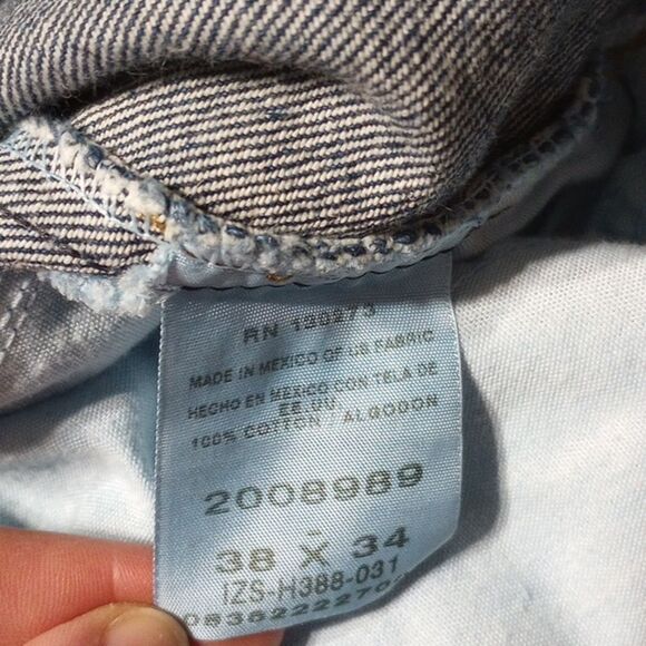 Lee Regular Fit Straight Leg Jeans Men's 38 X 34 - Picture 7 of 7